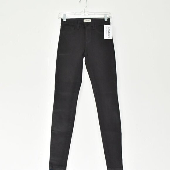 L'Agence Marguerite Coated High Waist Skinny Jeans Size 25 - Picture 1 of 13